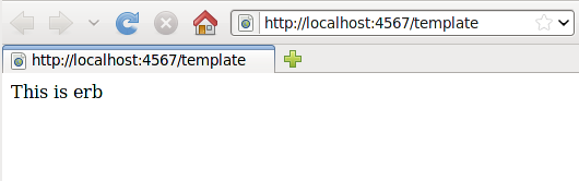 Sinatra ERB Template